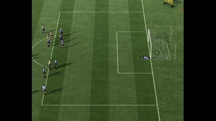 Fifa 2012 - My Gameplay (free kick) #4