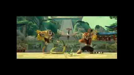 Kung fu fighting - песента + част от Кунг - фу панда