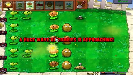 Plands vs Zombies level 1-7