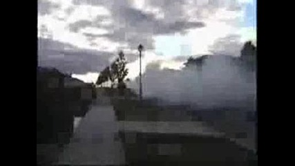 Nissan Skyline R33 burnout