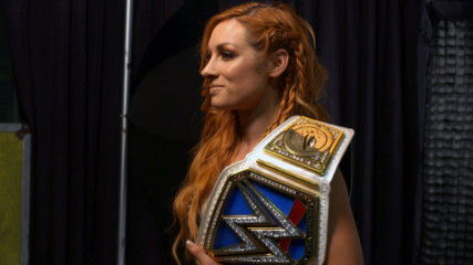 Becky Lynch poses for her SmackDown Women's Title photoshoot: WWE.com Exclusive, Sept. 16, 2018