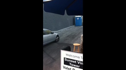 Logan jumps over Zac on skateboard 