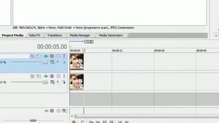 youtube - Sony Vegas Tutorial Soul Effect Effect Type 15