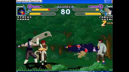 Itachi i Gaara Vs Zabuza i Shino