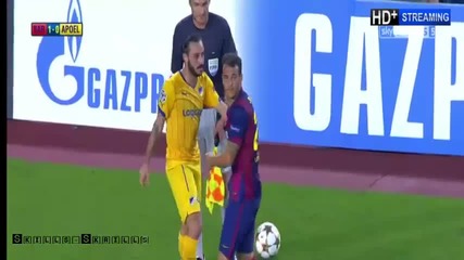 Барселона - Апоел Champions League 17.09.2014