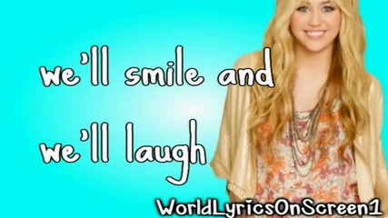 Hannah Montana - I'll Always Remember You ( Lyrics Video ) Hd