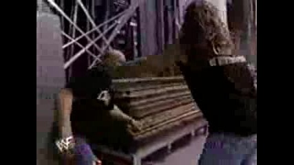 Undertaker and Steve Austin Fight Backstage 