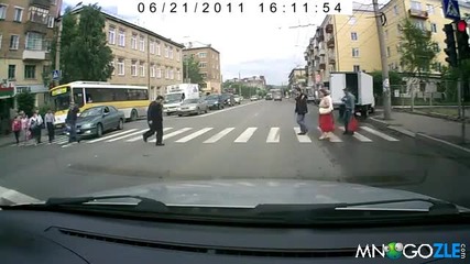 Пешеходец срещу бързак