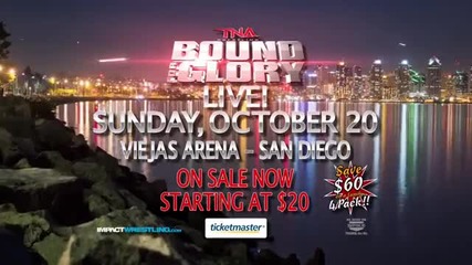 Bound For Glory - Tickets On Sale Now Oct 20 in San Diego