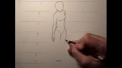 How to Draw a Female Body, Manga Style - Proportions 