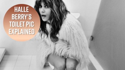 Jimmy Kimmel grills Halle Berry about that toilet pic