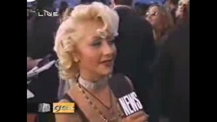 Christina Aguilera- 44th Grammy Awards Red Carpet 02- 27- 02.