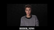 Justin Bieber : The F Word (и думата. Известен) Интервю 2012.