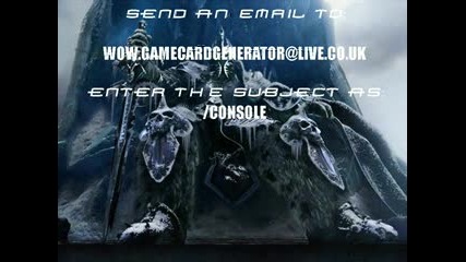 Wow Gamecard Generator