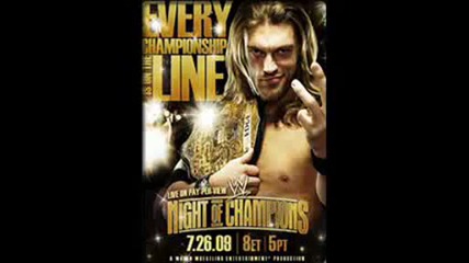 Wwe Night of Champions 2009 Official Poster