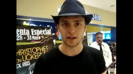 Christopher Uckermann En Cd. Juarez Plaza Cendero Me Manda Saludos