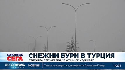 Снежни бури в Турция: Стихията взе две жертви, 10 души се издирват