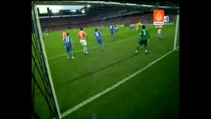 Холандия - Италия 1:0 Рууд Ван Нистелрой Гол