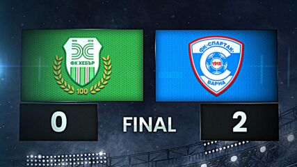 Хебър - Спартак Варна 0:2 /разширен репортаж/