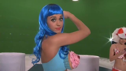 Katy Perry - On the set of "california Gurls": Day 2