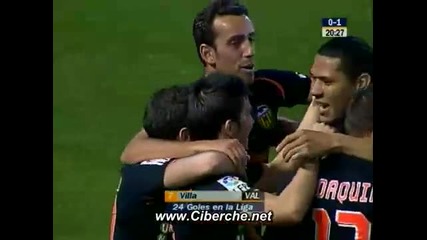Real Betis - Valencia Cf 0 - 1 de David Villa