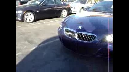 Синьо Bmw M6 