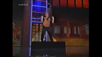 Michel Courtemanche - Weight lifter mime