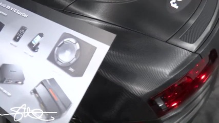 Carbon Fiber Wrapped Sony Audi R8 V10 Spider - Ces 2012