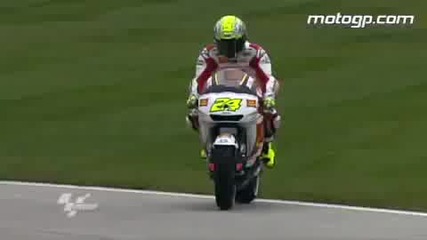 Кадри от състезанието на Moto Gp в Indianapolis 2009