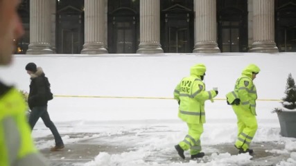 Каране на сноуборд по улиците на Ню Йорк
