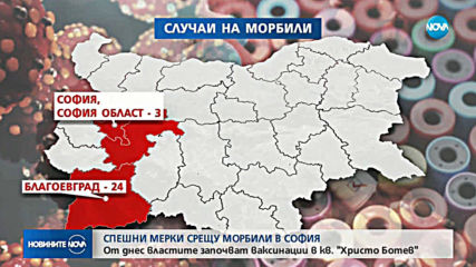 Спешни мерки срещу разпространението на морбили в София