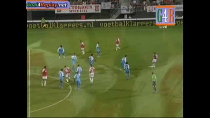 Az Alkmaar - Sparta Rotterdam 2 - 0 Goal na Mounir El Hamdaoui