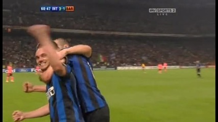 Champions League Inter Milan 3 - 1 Barcelona 20.4.2010 