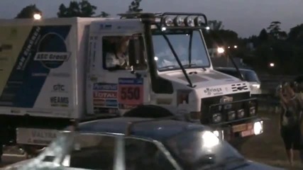 Камионите на Дакар 2012 по улиците на Buenos Aires