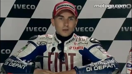 Jorge Lorenzo interview after the Phillip Island Gp 
