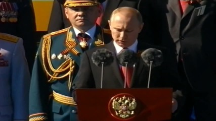 Владимир Путин. Парад на победата, Москва,9май 2014