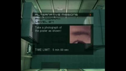Metal Gear Solid 2 Photography Mode