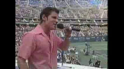Jessica Simpson & Nick Lachey - Where You Are - Live Tennis