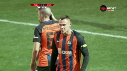 Зюбков върна пасива за Шахтьор срещу Лудогорец