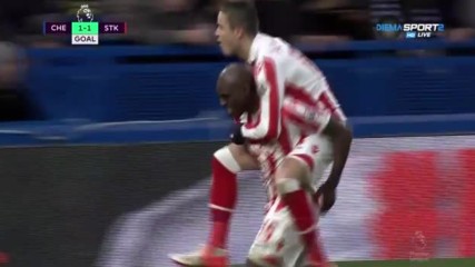 Стоук реагира скоростно след почивката, изравни на Челси