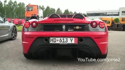 Ferrari 430 Scuderia 16m Spider Sound!! Revs + accelerations! - 1080p Hd 