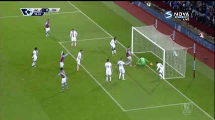 Астън Вила - Кристъл Палас 1:0, 21 кръг, Висша лига