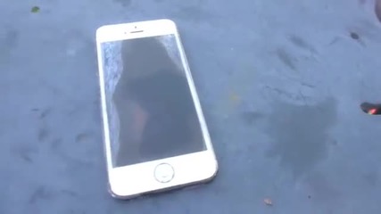 Burning a New iphone 5 with Gasoline - Will it Survive