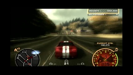 Nfs Mw - The Red Mustang Pursuit 