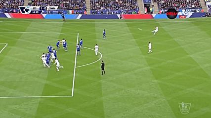 Лестър - Суонси Сити 2:0 /първо полувреме/