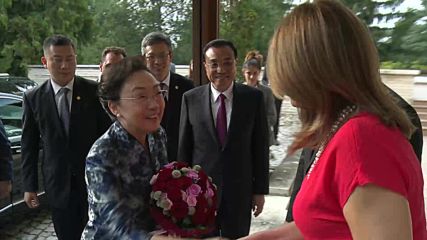 Президентът и китайският премиер на официална вечеря