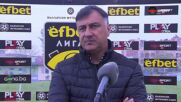 Христо Арангелов след равенството между Септември и Спартак Варна