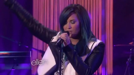 Demi Lovato performs ' Neon Lights ' on The Ellen Show