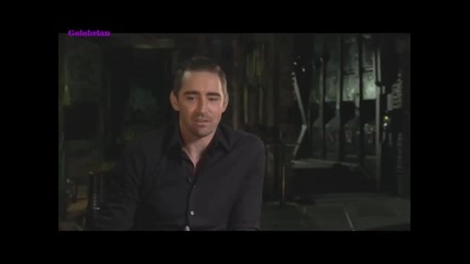 Звездата Лий Пейс дава интервю за филма си Пазители на Галактиката (2014)