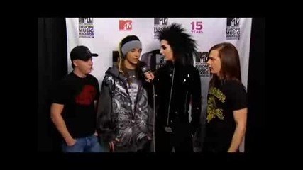 Tokio Hotel After Awards Interview - Ema 2008